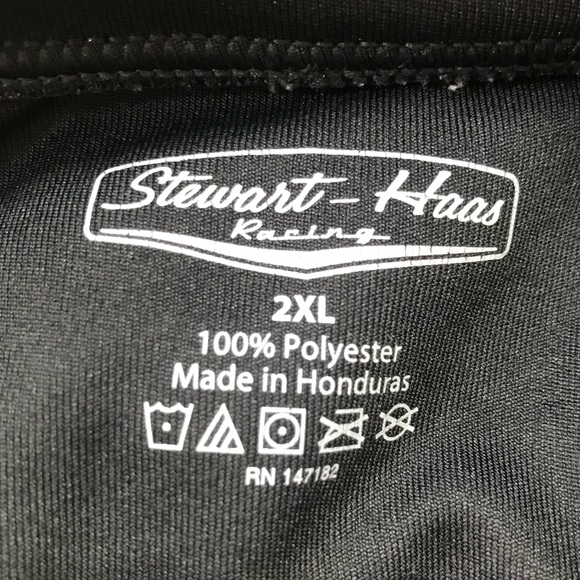Stewart Haas Racing Black Polo Shirt Mens size 2XL Kevin Harvick 4 - Picture 4 of 4